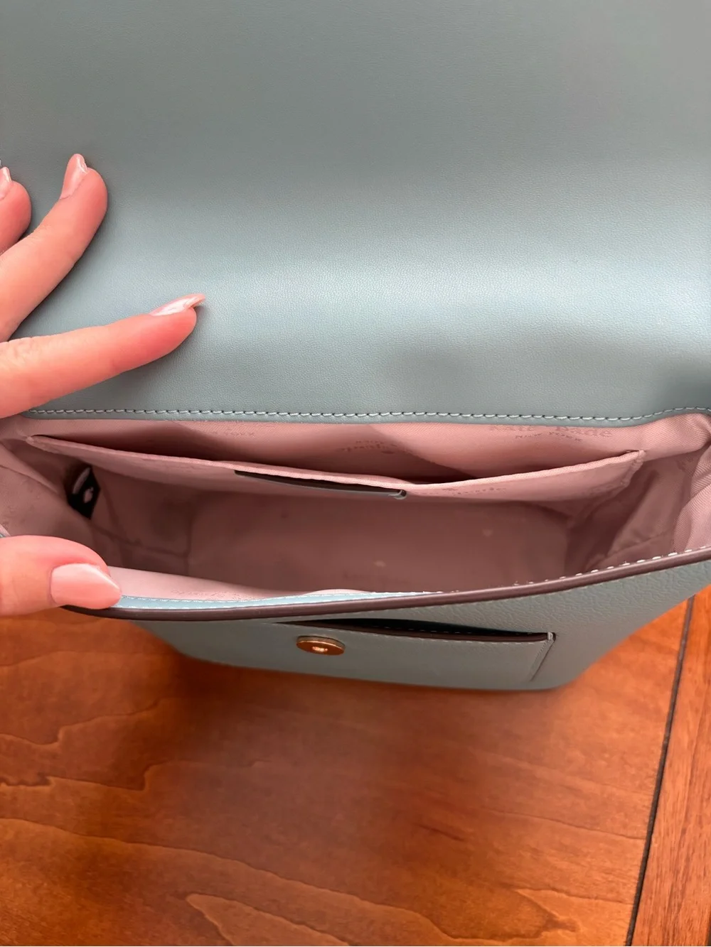 kate spade Teal Pebbled Leather Crossbody Bag